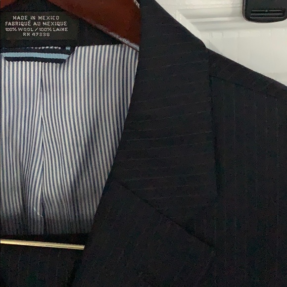 Tommy Hilfiger Pinstripe Single Breasted Full Suit - Picture 2 of 4